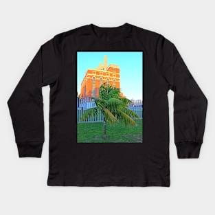 baby palm and the electricity museum Kids Long Sleeve T-Shirt